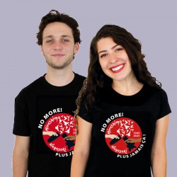 Tee-shirt noir Hiroshima, plus jamais ça