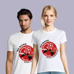 Tee-shirt blanc Hiroshima, plus jamais ça
