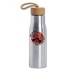 Gourde en inox & bambou