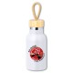 Gourde isotherme blanche & bambou