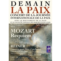 Concert de la Paix à l'Église Saint-Sulpice de Paris le 23 septembre 2025