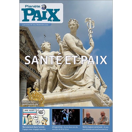 Planète Paix n°705 (novembre 2025)