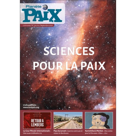 Planète Paix n°714-715 (septembre 2026)