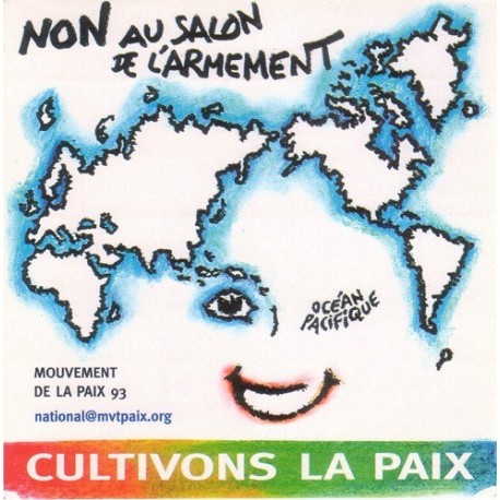 Autocollant "Cultivons la Paix"