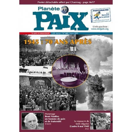 Planète Paix n°600 (mars 2015)