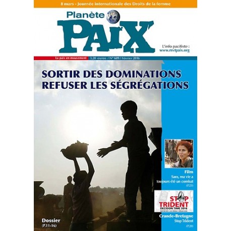 Planète Paix n°609 (février 2016)