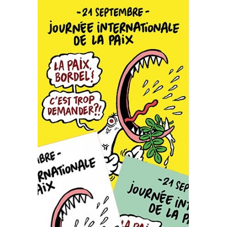 3 affiches 21 Septembre 2017 (une de chaque couleur)