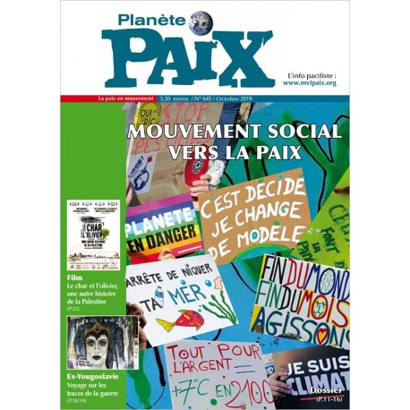 Planète Paix n°645 (octobre 2019)