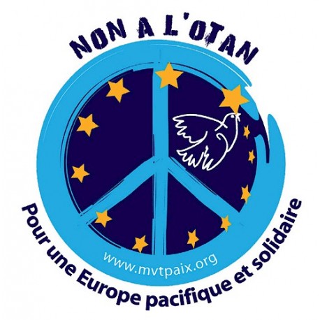 Autocollant Non à l'OTAN