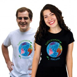 Tee-shirt "Climat & paix"